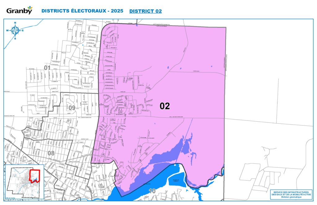 Carte du district numéro 2